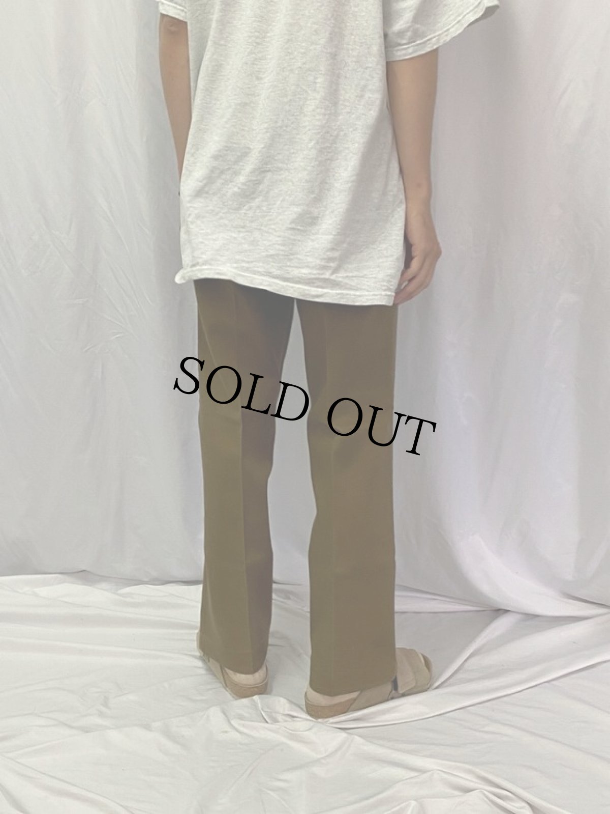 画像4: 70's LEVI'S 517 BIGE "STA-PREST" カツラギフレアパンツ W31 (4)