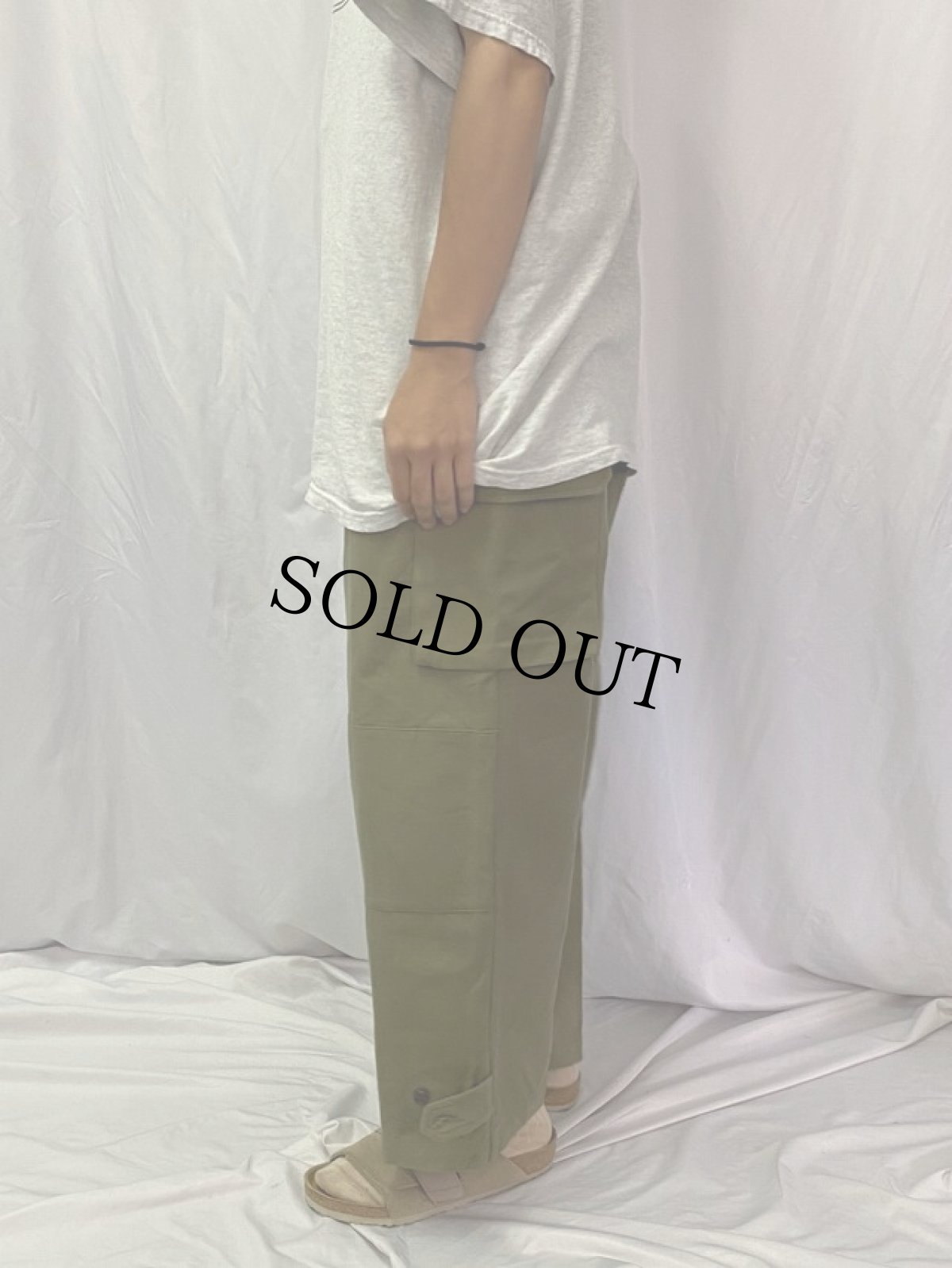 画像3: 40's French Army M-47カーゴパンツ 前期 DEADSTOCK W36 (3)