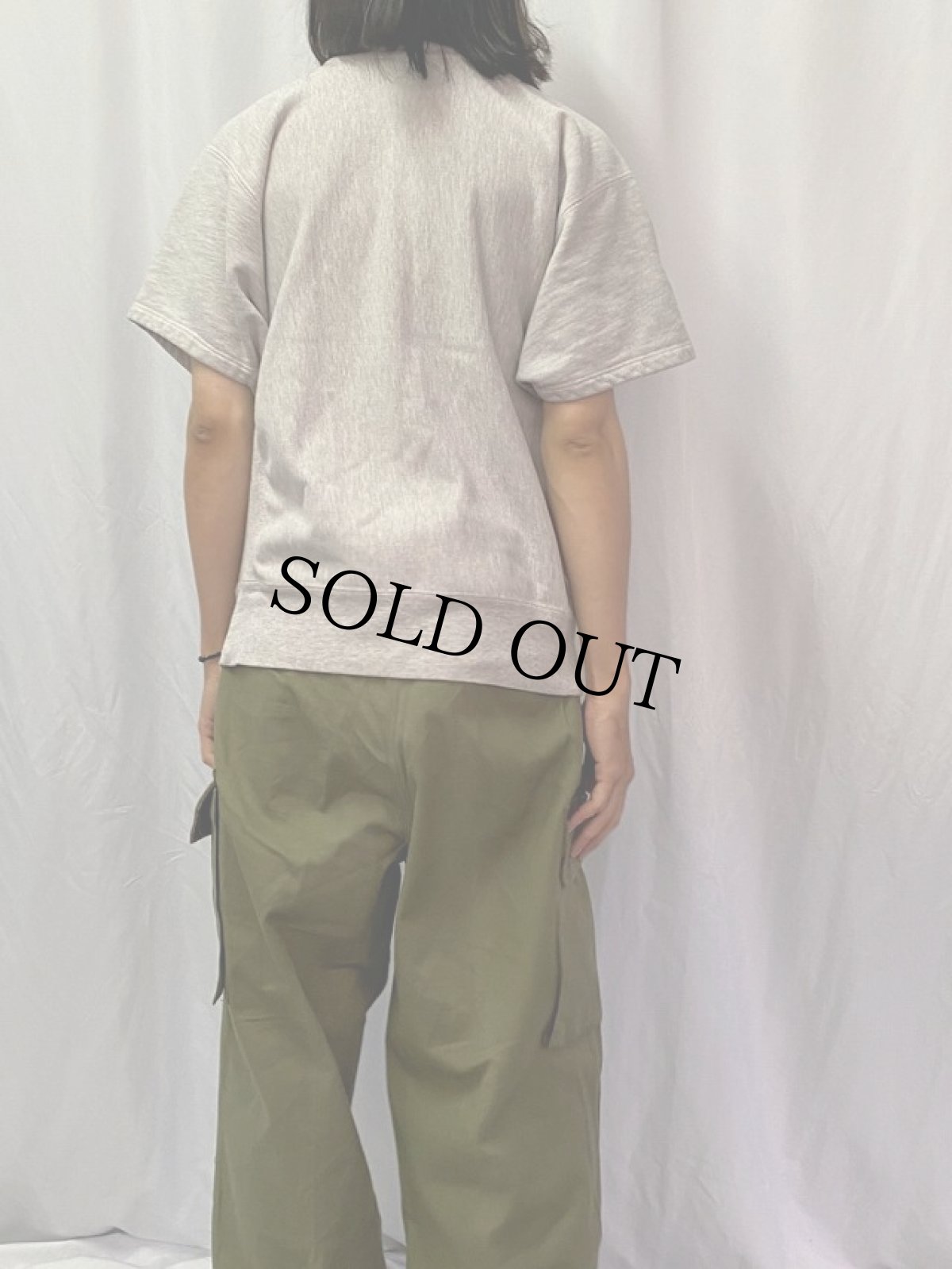 画像4: 80's Champion REVERSE WEAVE USA製 トリコタグ "CONCORDIA" 半袖スウェット XL (4)