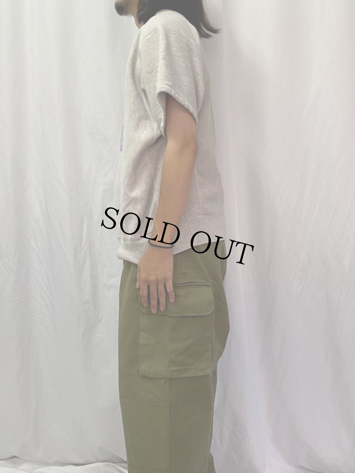 画像3: 80's Champion REVERSE WEAVE USA製 トリコタグ "CONCORDIA" 半袖スウェット XL (3)