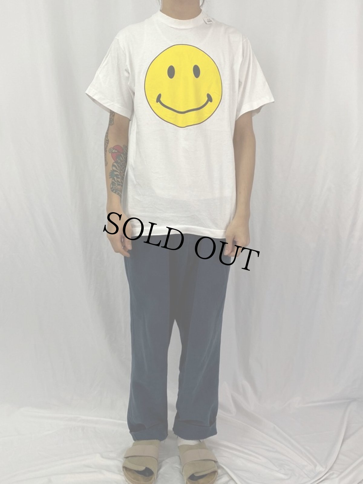 画像2: スマイルプリントTシャツ (2)