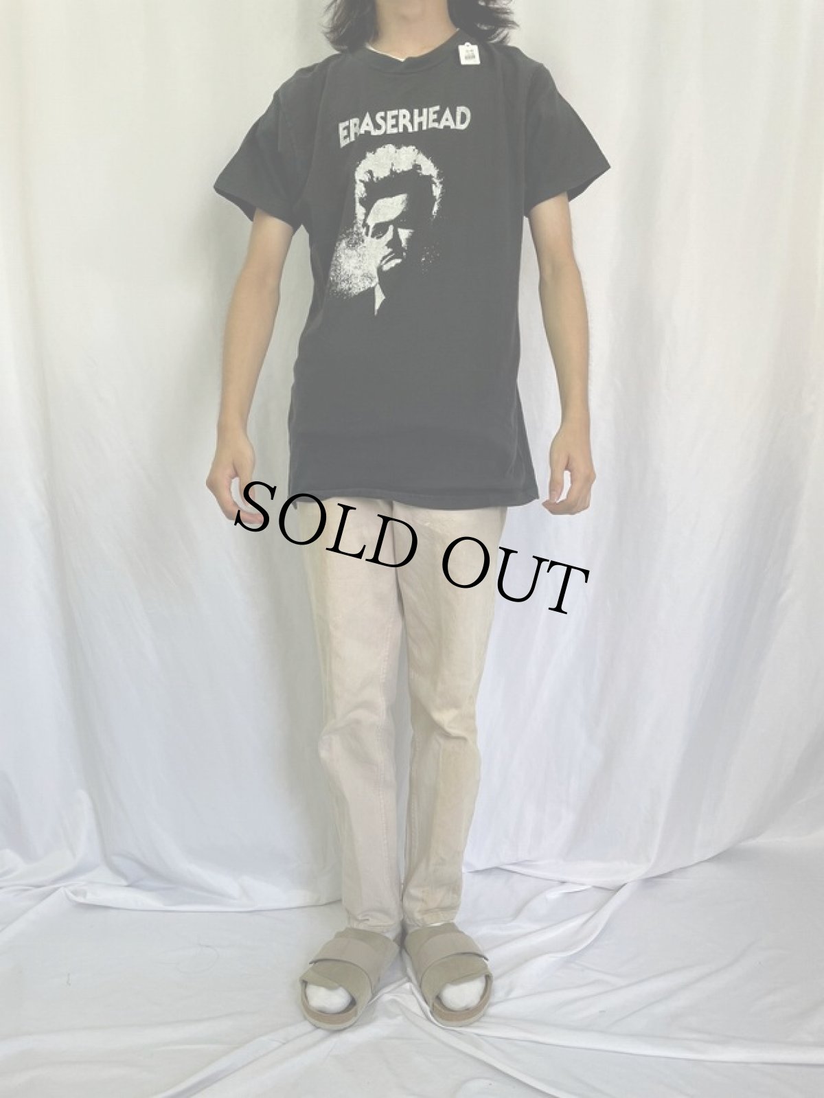 画像2: 80's ERASERHEAD USA製 ホラー映画Tシャツ XL (2)