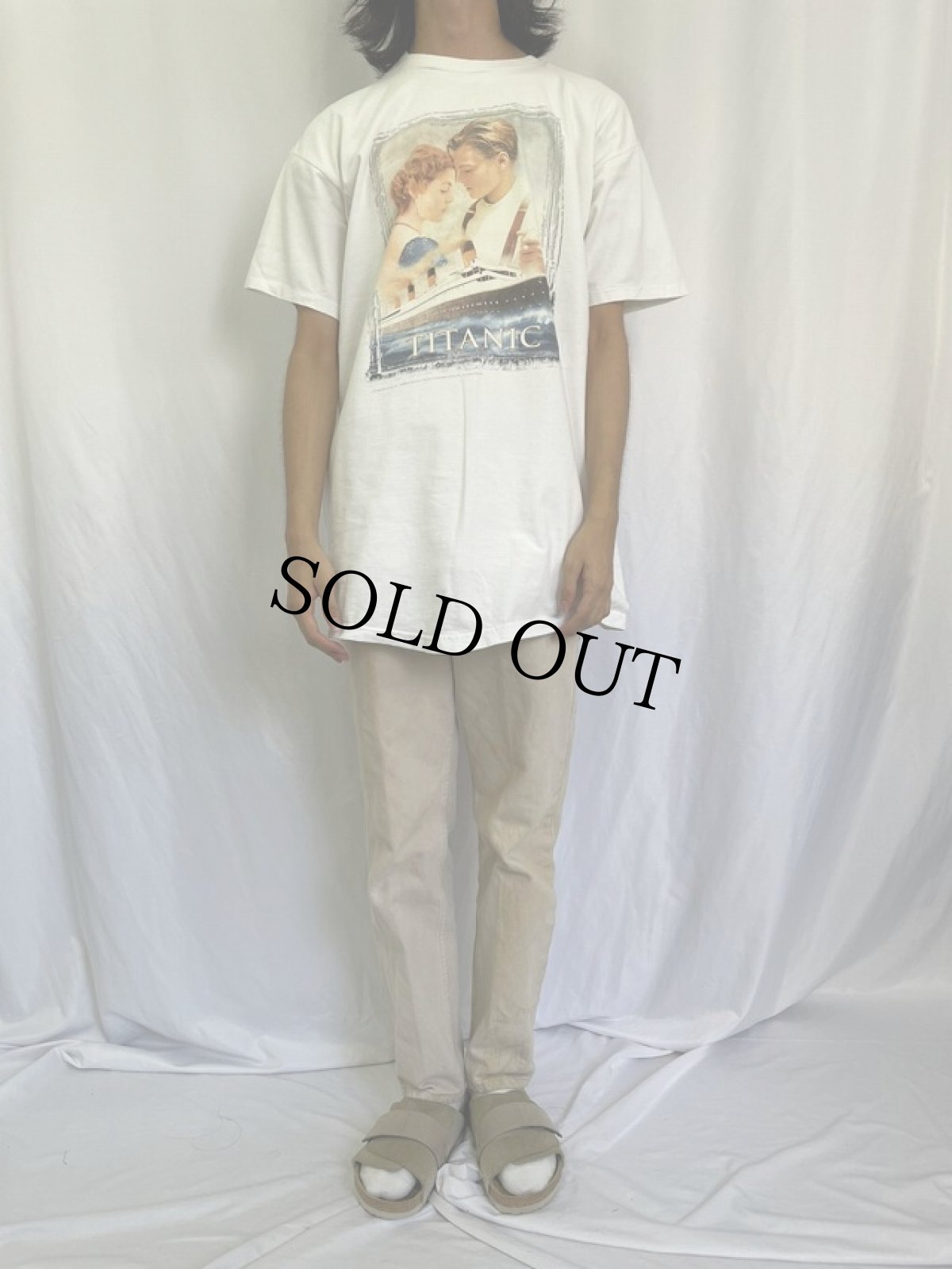 画像2: 90's TITANIC USA製 ロマンス映画Tシャツ ONE SIZE (2)
