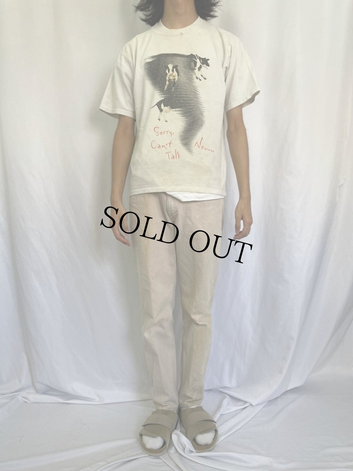 画像2: 90's Twister "Nature's Still In Charge." 映画プリントTシャツ M (2)