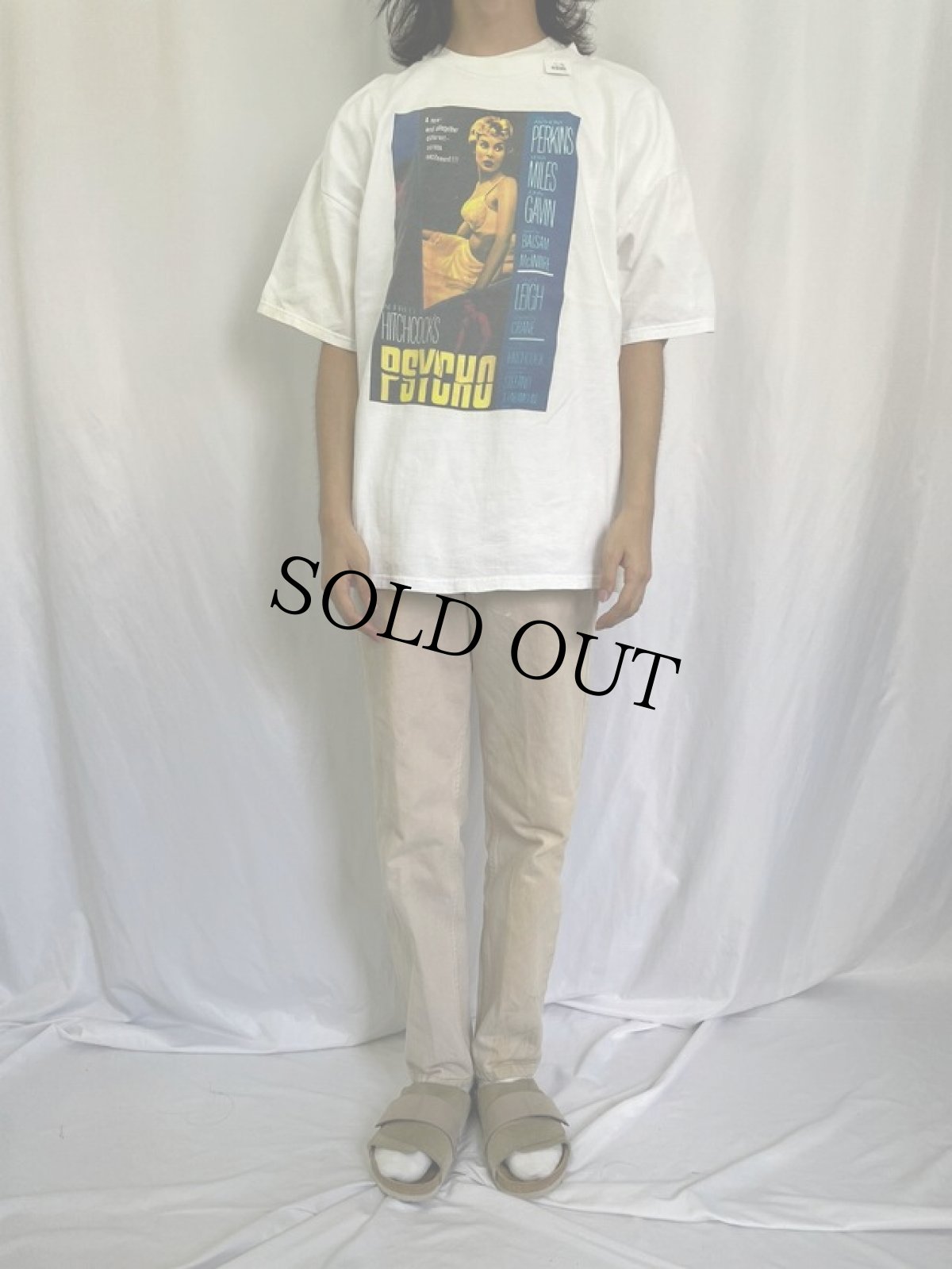 画像2: PSYCHO サイコスリラー映画Tシャツ 2XL (2)