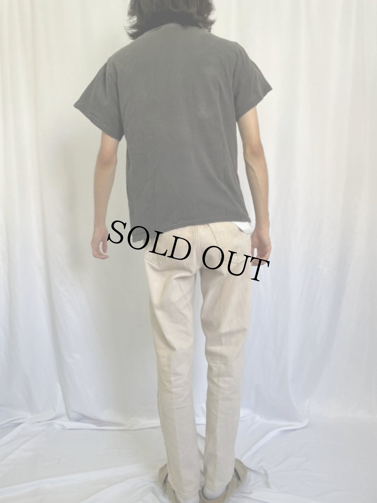 画像4: 90's STAR WARS USA製 BOBA FETT FOR HIRE 映画キャラクターTシャツ M (4)