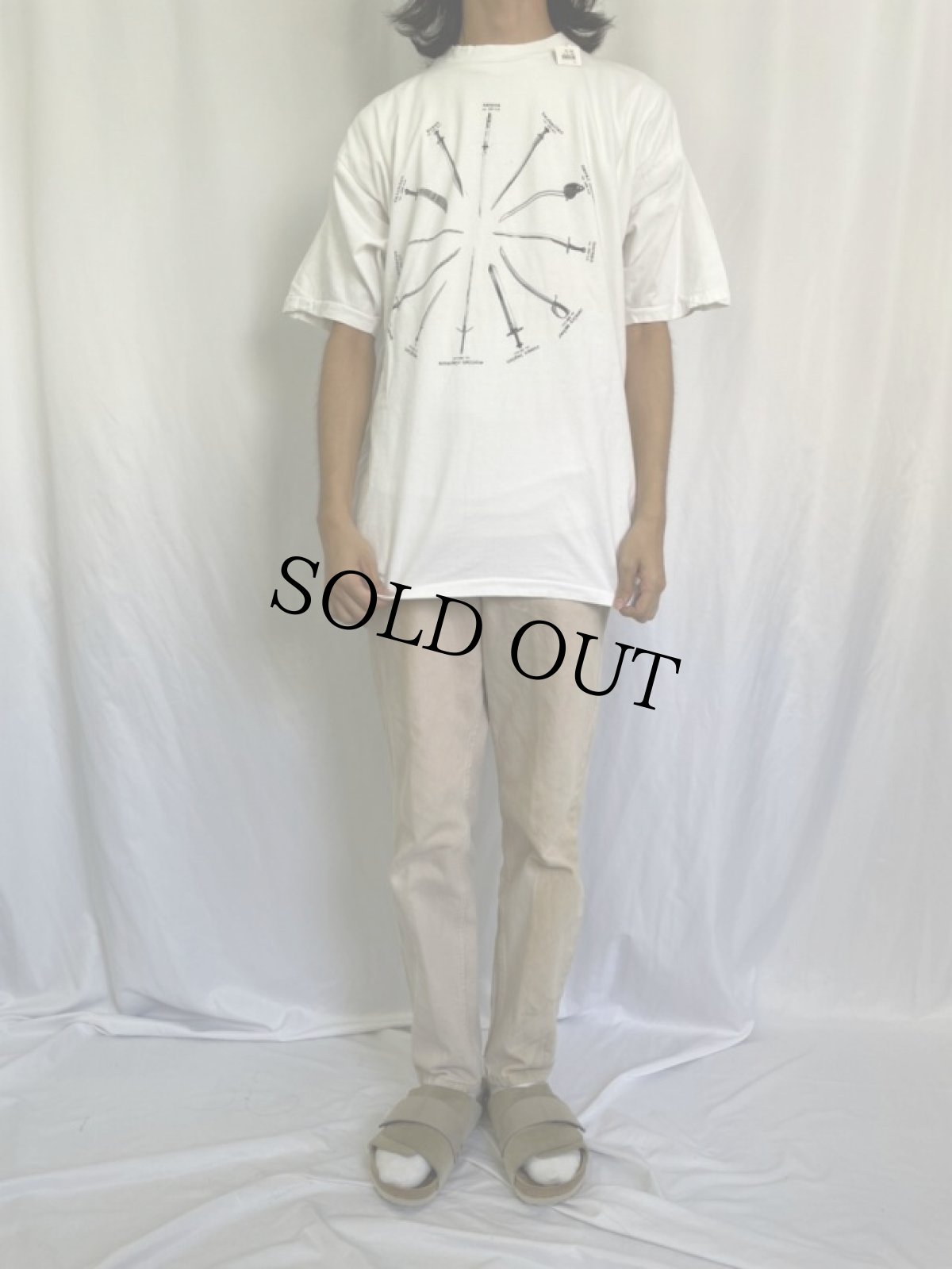 画像2: 90's HIGHLANDER アクション映画Tシャツ XL (2)