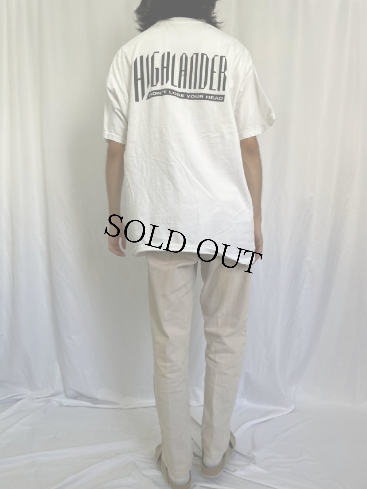 画像4: 90's HIGHLANDER アクション映画Tシャツ XL (4)