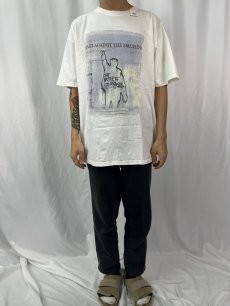 画像2: 90's RAGE AGAINST THE MACHINE ロックバンドTシャツ XL (2)