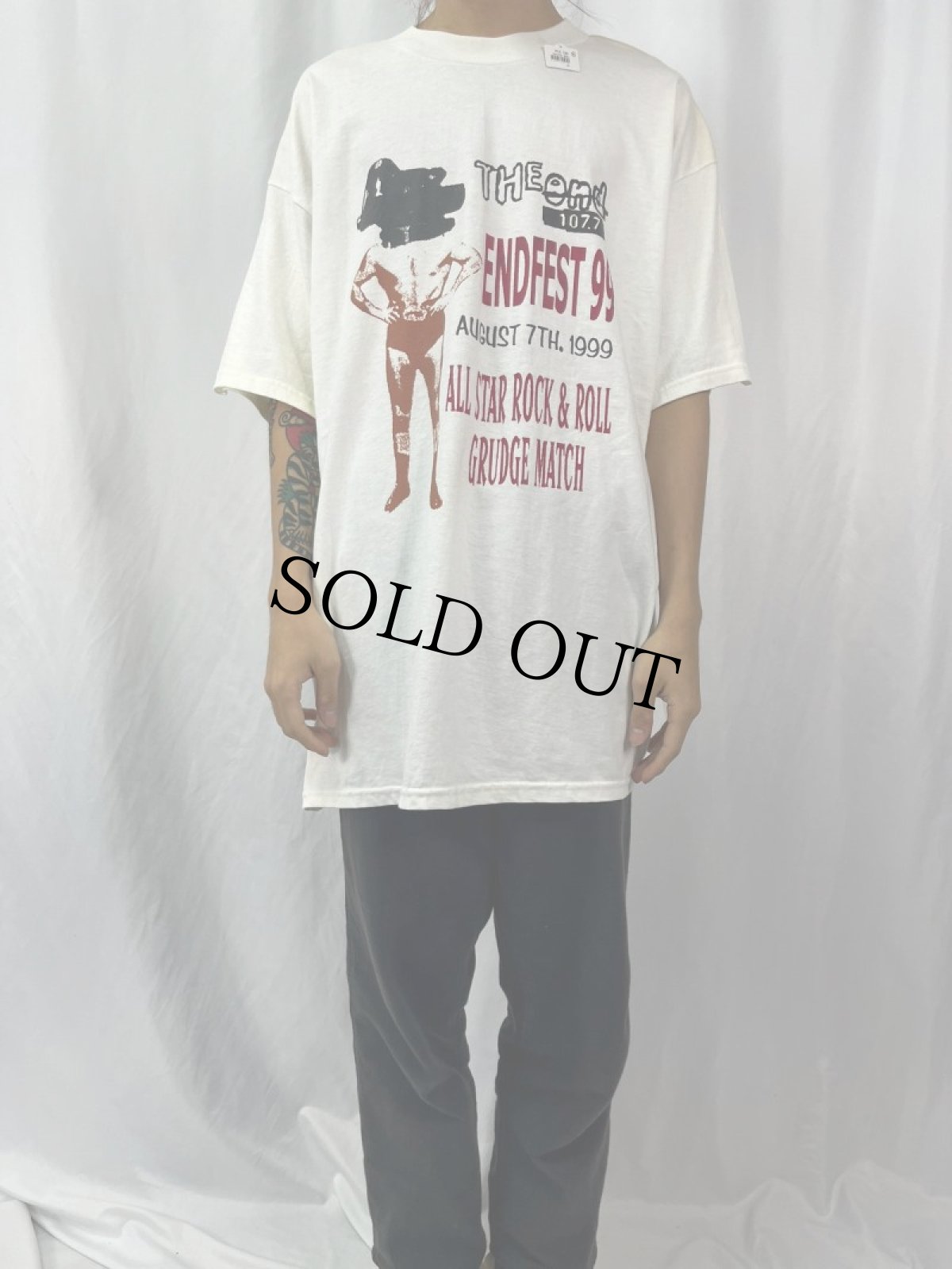 画像2: 90's 107.7 The End / Endfest ミュージックフェスティバルTシャツ DEADSTOCK XL (2)