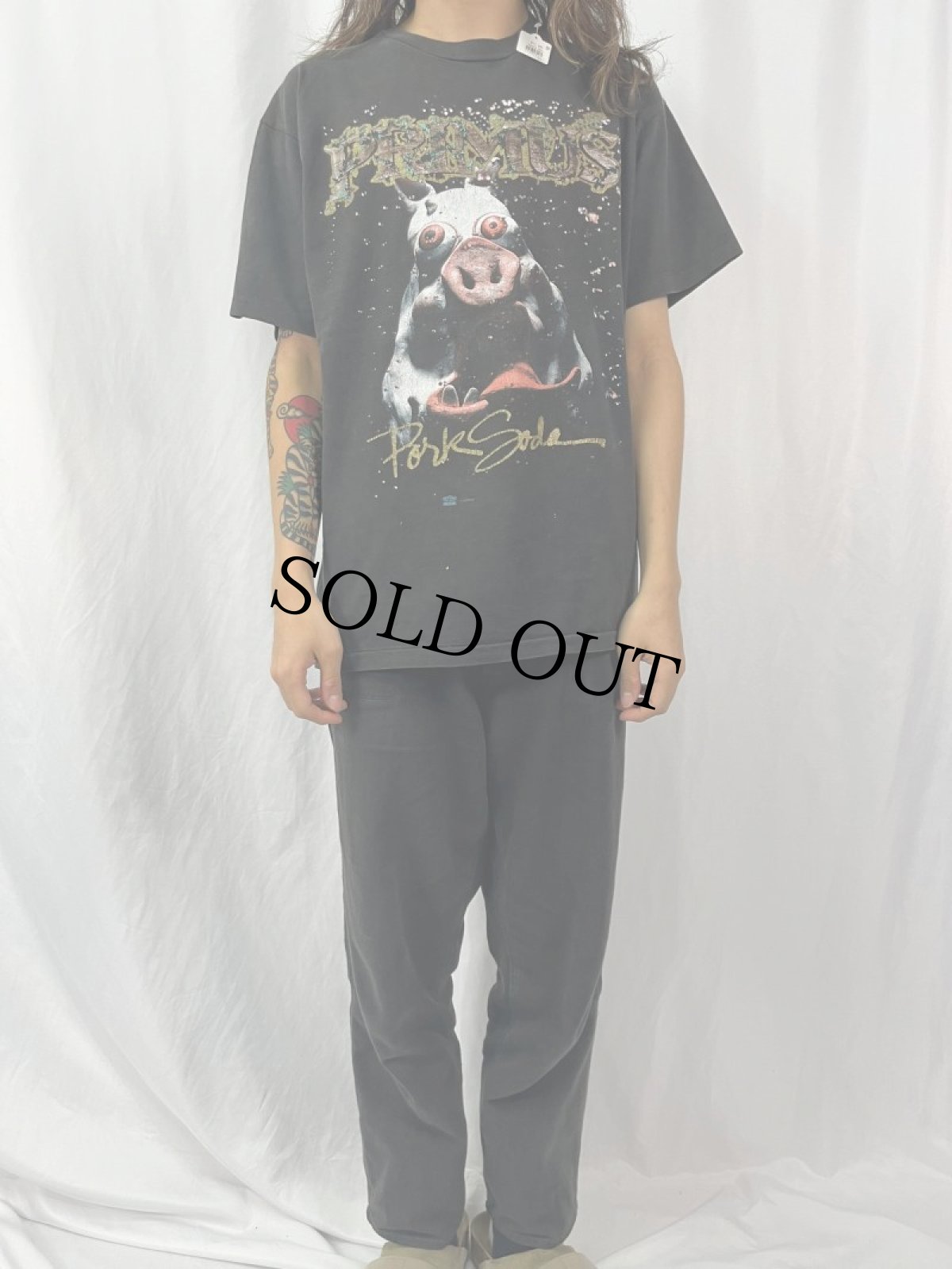 画像2: 90's PRIMUS USA製 ロックバンドTシャツ L (2)