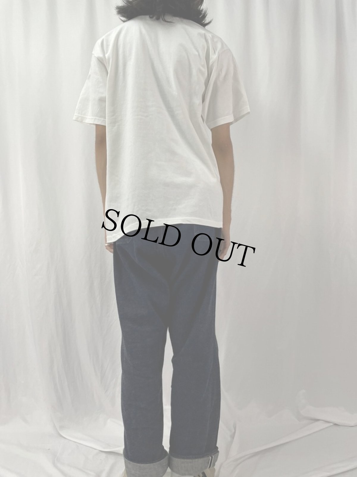 画像4: 90's BURROUGHS USA製 "Will he have 3-D in time?" 小説家プリントTシャツ DEADSTOCK L (4)