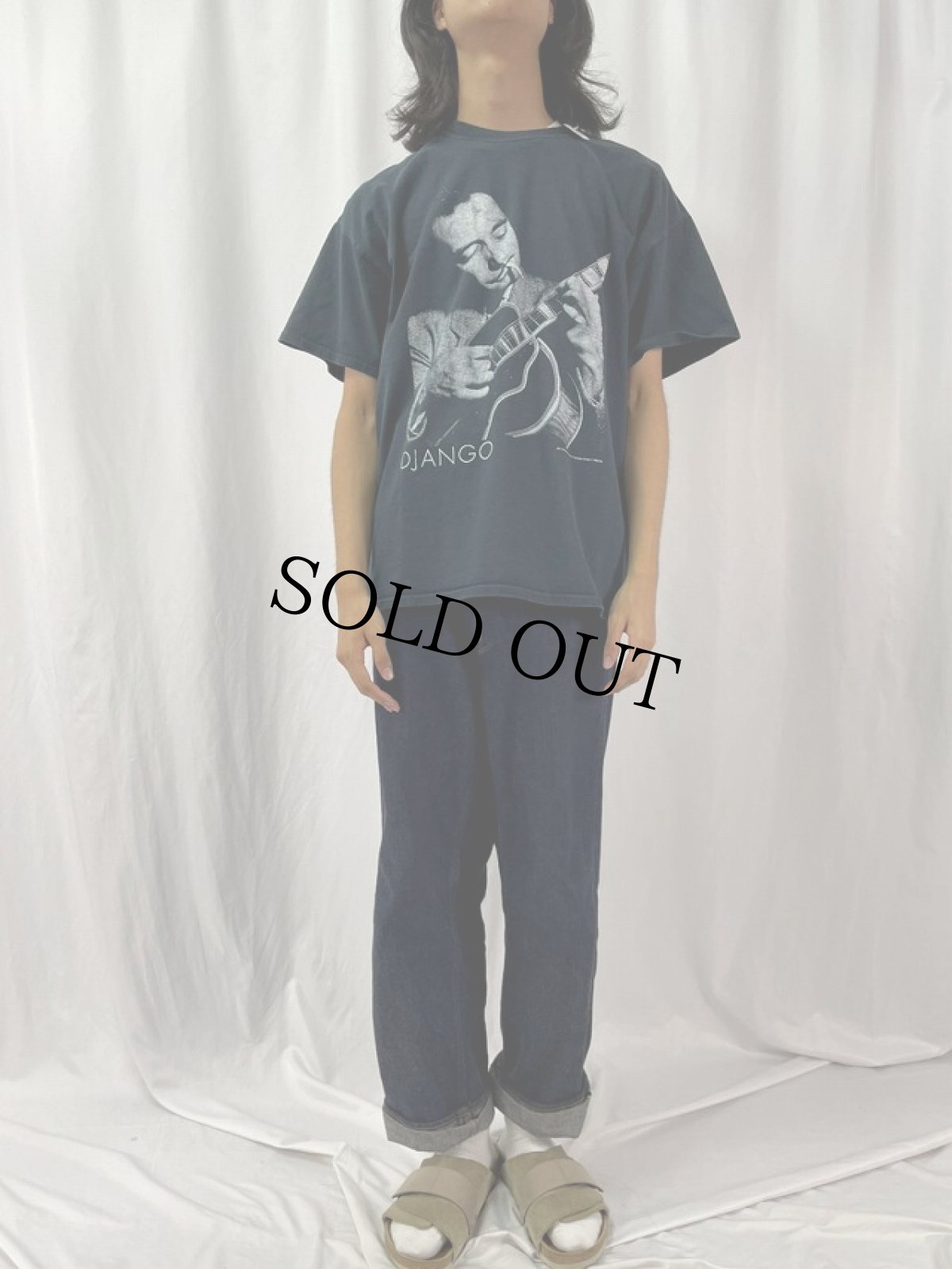 画像2: William P. Gottlieb "DJANGO" ジャズ・ミュージシャン フォトプリントTシャツ (2)