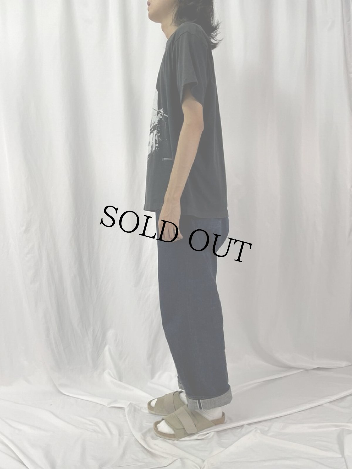 画像3: 90's Herman Leonard USA製 "BUDDY RICH" ジャズ・ミュージシャン フォトプリントTシャツ XL (3)