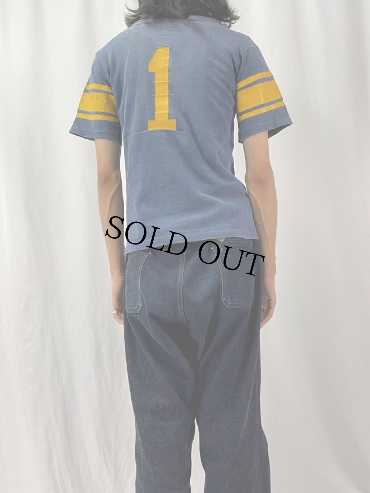 画像4: 70's Champion USA製 バータグ "STEELERS" プリントTシャツ M (4)