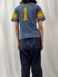 画像4: 70's Champion USA製 バータグ "STEELERS" プリントTシャツ M (4)