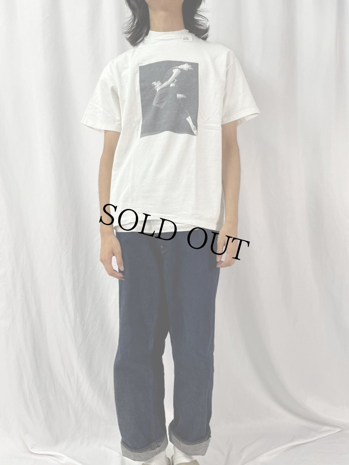 画像2: 90's Carolyn Dorfman Dance Company USA製 バレエプリントTシャツ L (2)