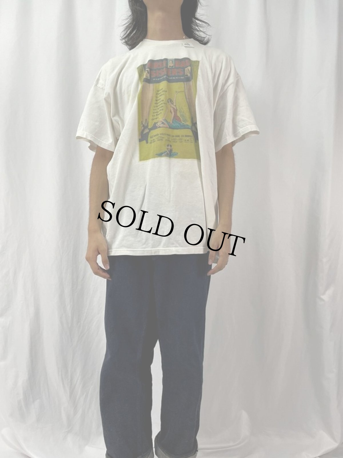 画像2: THREE BAD SISTERS ドラマプリントTシャツ 2XL (2)