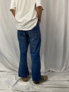 画像4: 80's Levi's 646-0217 オレンジタブ ベルボトムデニムパンツ W37 (4)