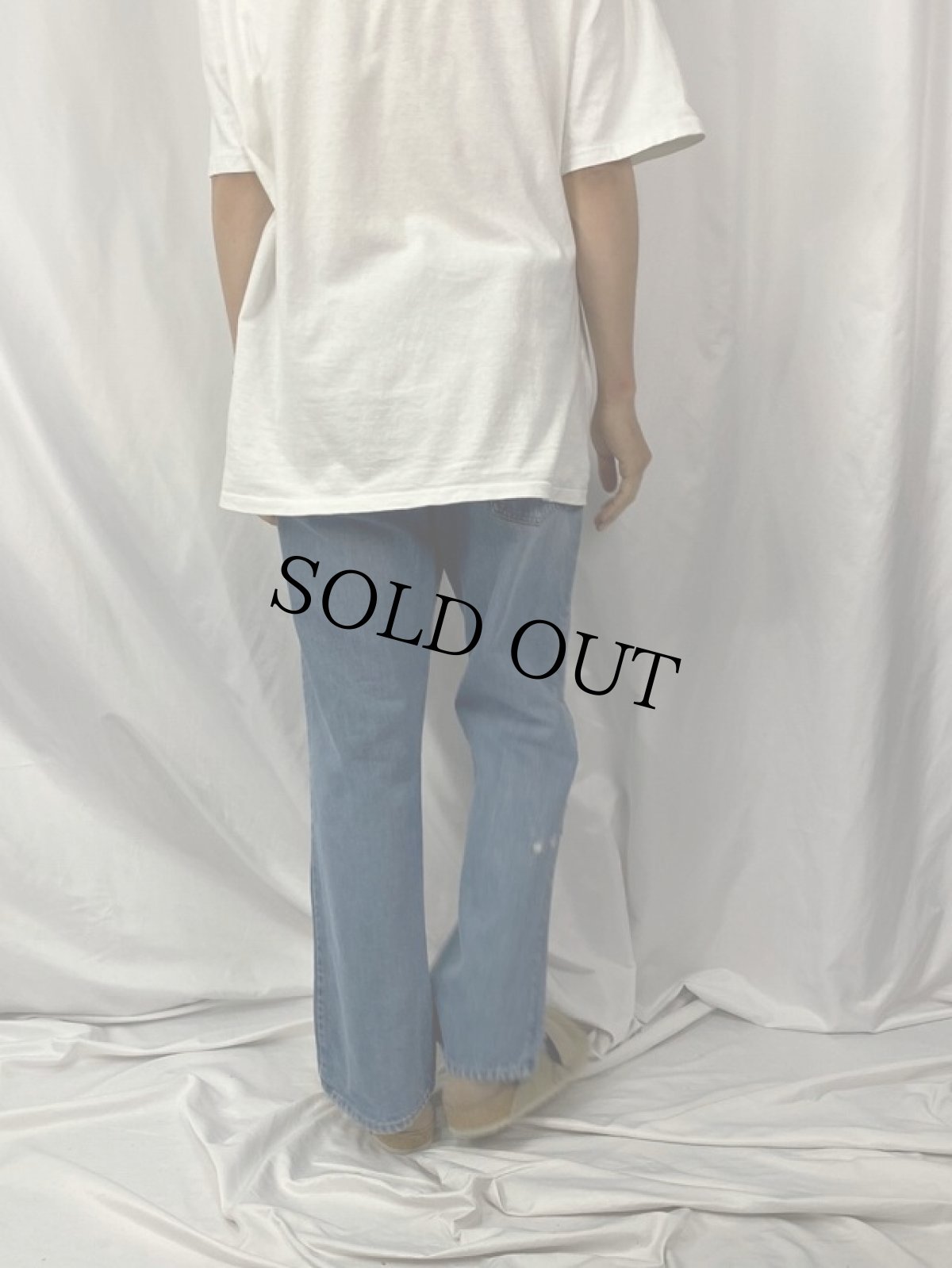 画像4: 70〜80's Levi's 646 オレンジタブ ベルボトムデニムパンツ W5 (4)