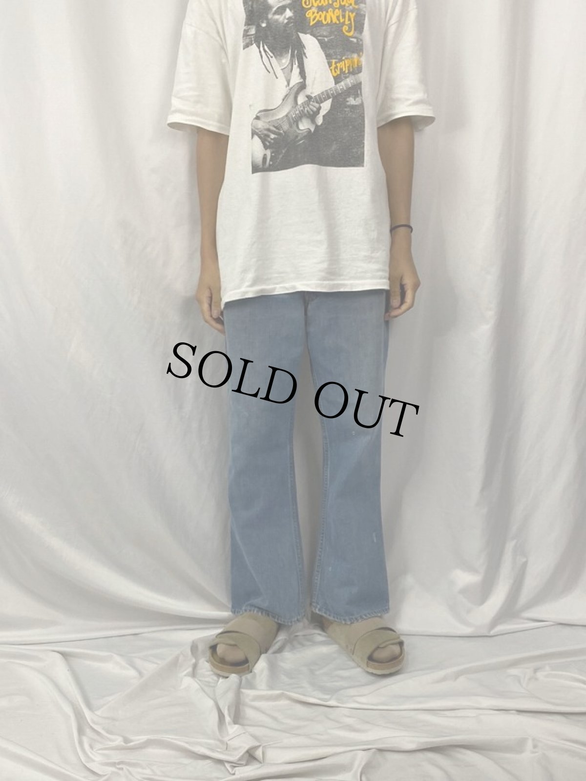 画像2: 70〜80's Levi's 646 オレンジタブ ベルボトムデニムパンツ W5 (2)