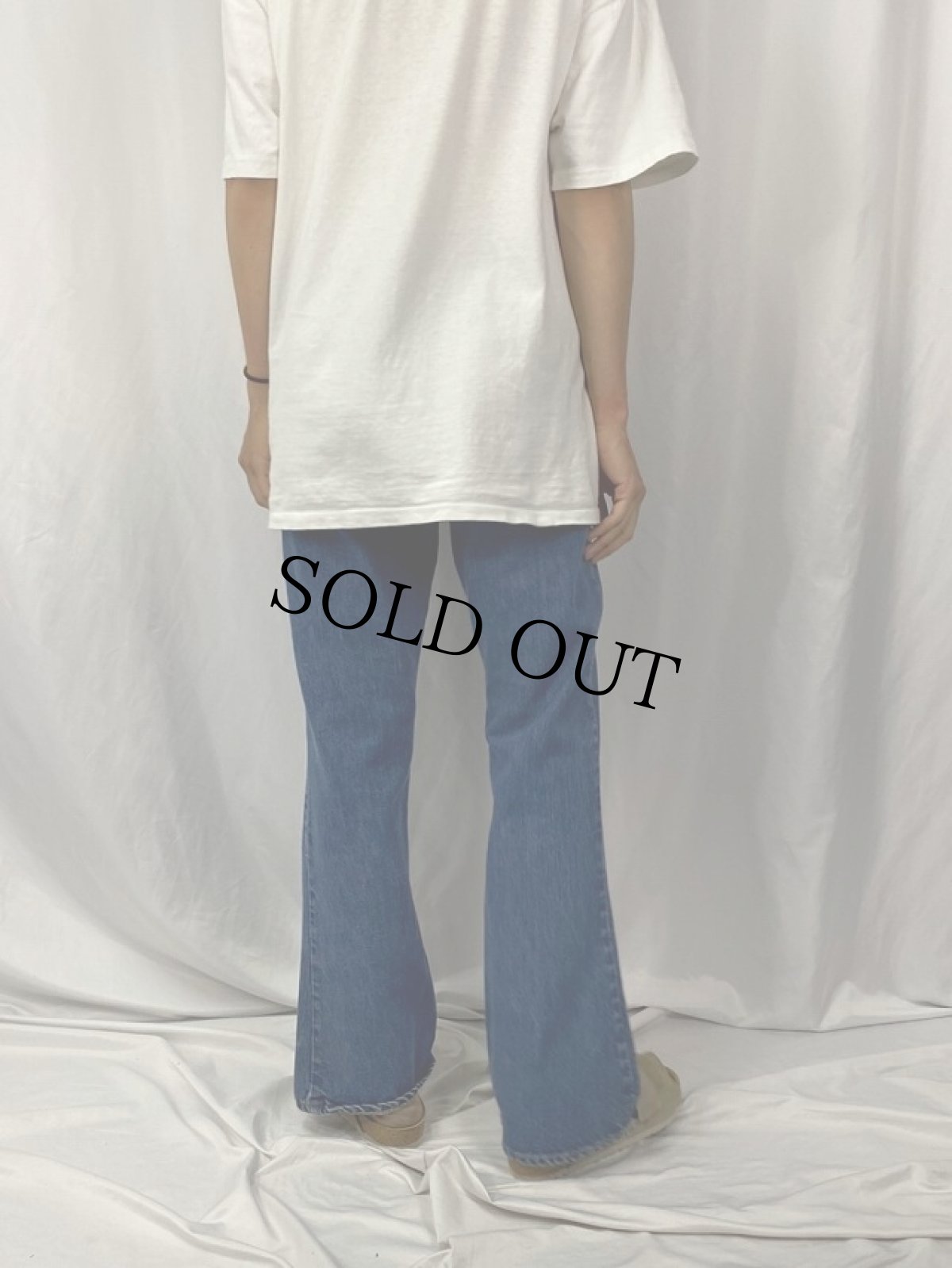 画像4: 80's Levi's 646-0217 オレンジタブ ベルボトムデニムパンツ W34 (4)