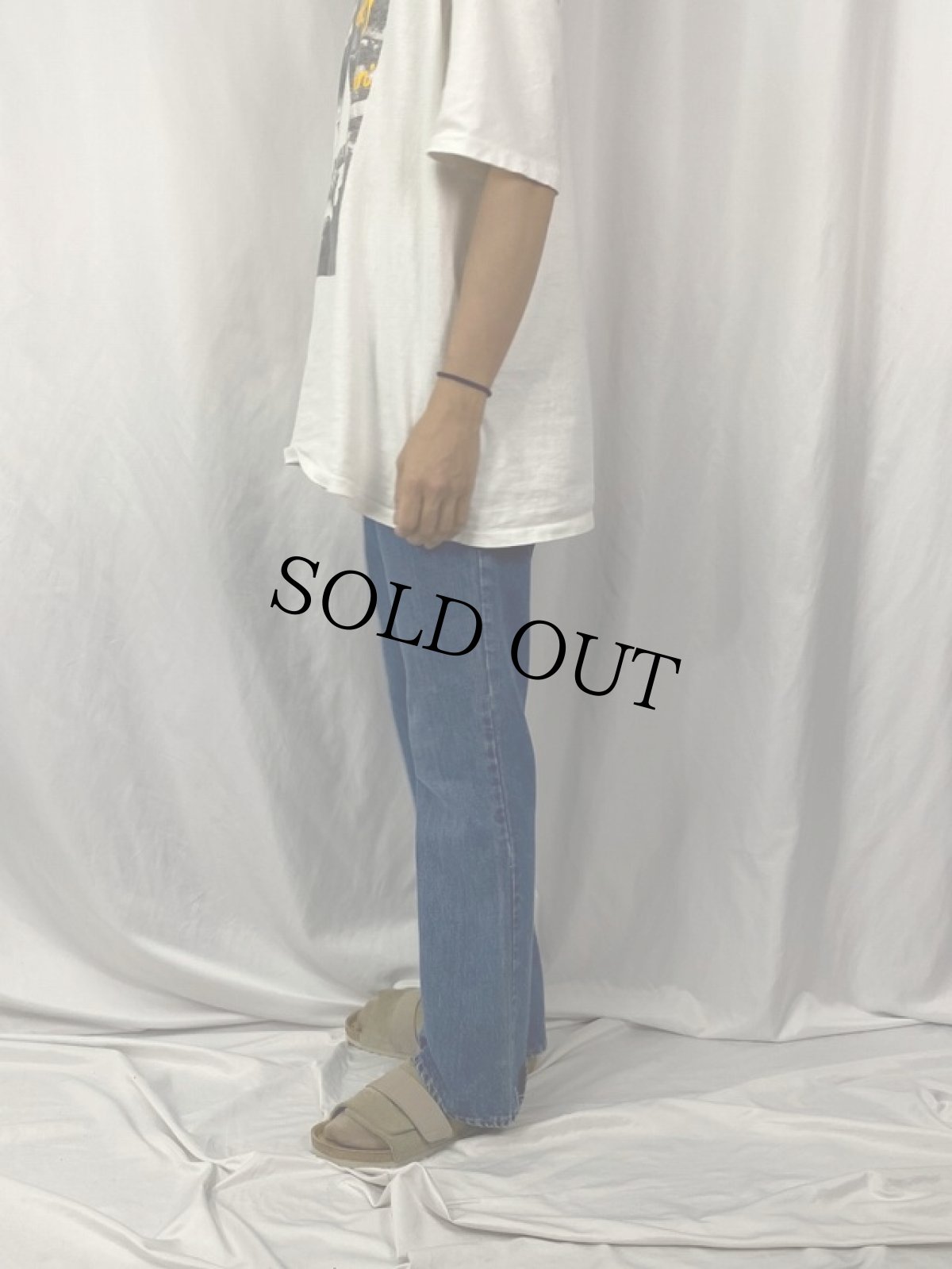 画像3: 80's Levi's 646-0217 オレンジタブ ベルボトムデニムパンツ W34 (3)