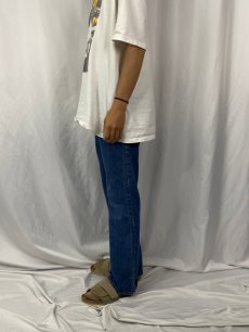 画像3: 80's Levi's 646-0217 オレンジタブ ベルボトムデニムパンツ W34 (3)