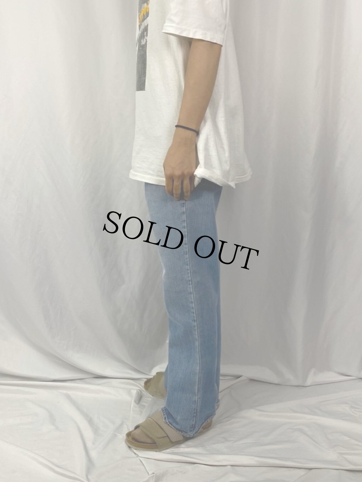 画像3: 70〜80's Levi's 646-0217 オレンジタブ ベルボトムデニムパンツ W35 (3)