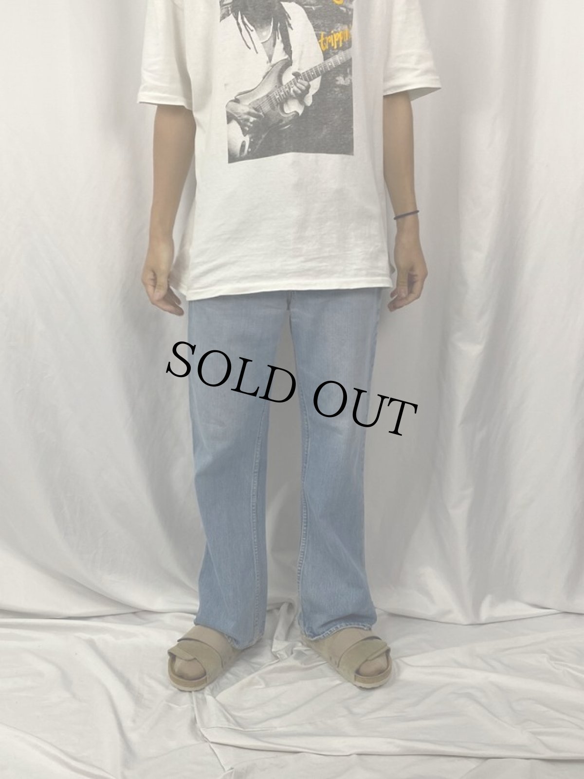 画像2: 70〜80's Levi's 646-0217 オレンジタブ ベルボトムデニムパンツ W35 (2)