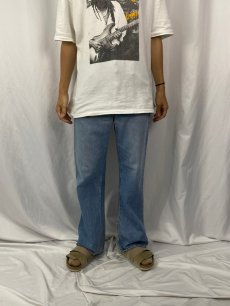 画像2: 70〜80's Levi's 646-0217 オレンジタブ ベルボトムデニムパンツ W35 (2)