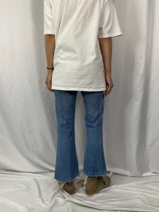 画像4: 70〜80's Levi's 646-0217 オレンジタブ ベルボトムデニムパンツ W31 (4)