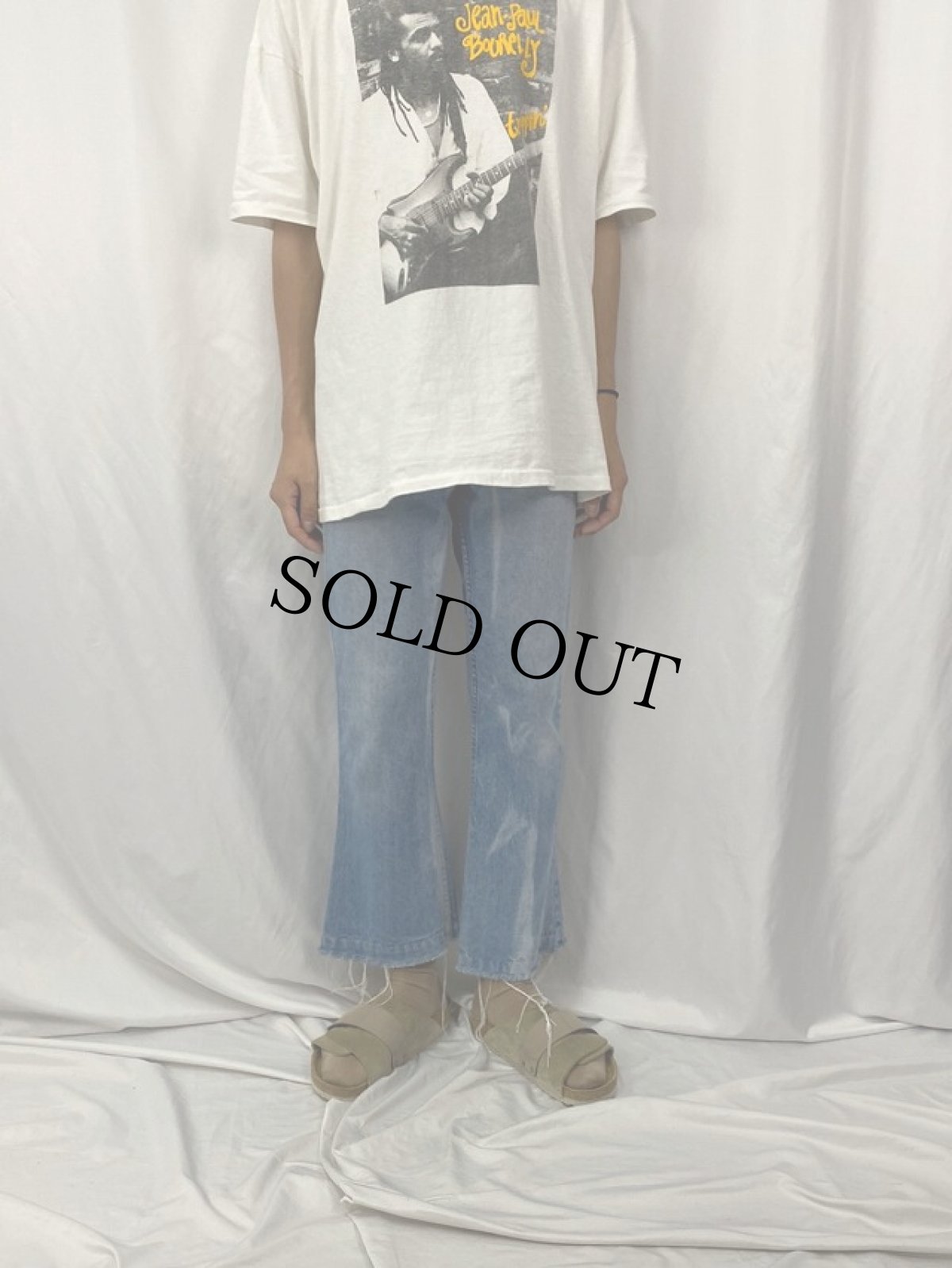 画像2: 70〜80's Levi's 646-0217 オレンジタブ ベルボトムデニムパンツ W31 (2)