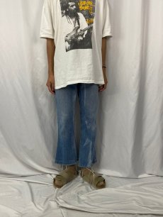 画像2: 70〜80's Levi's 646-0217 オレンジタブ ベルボトムデニムパンツ W31 (2)