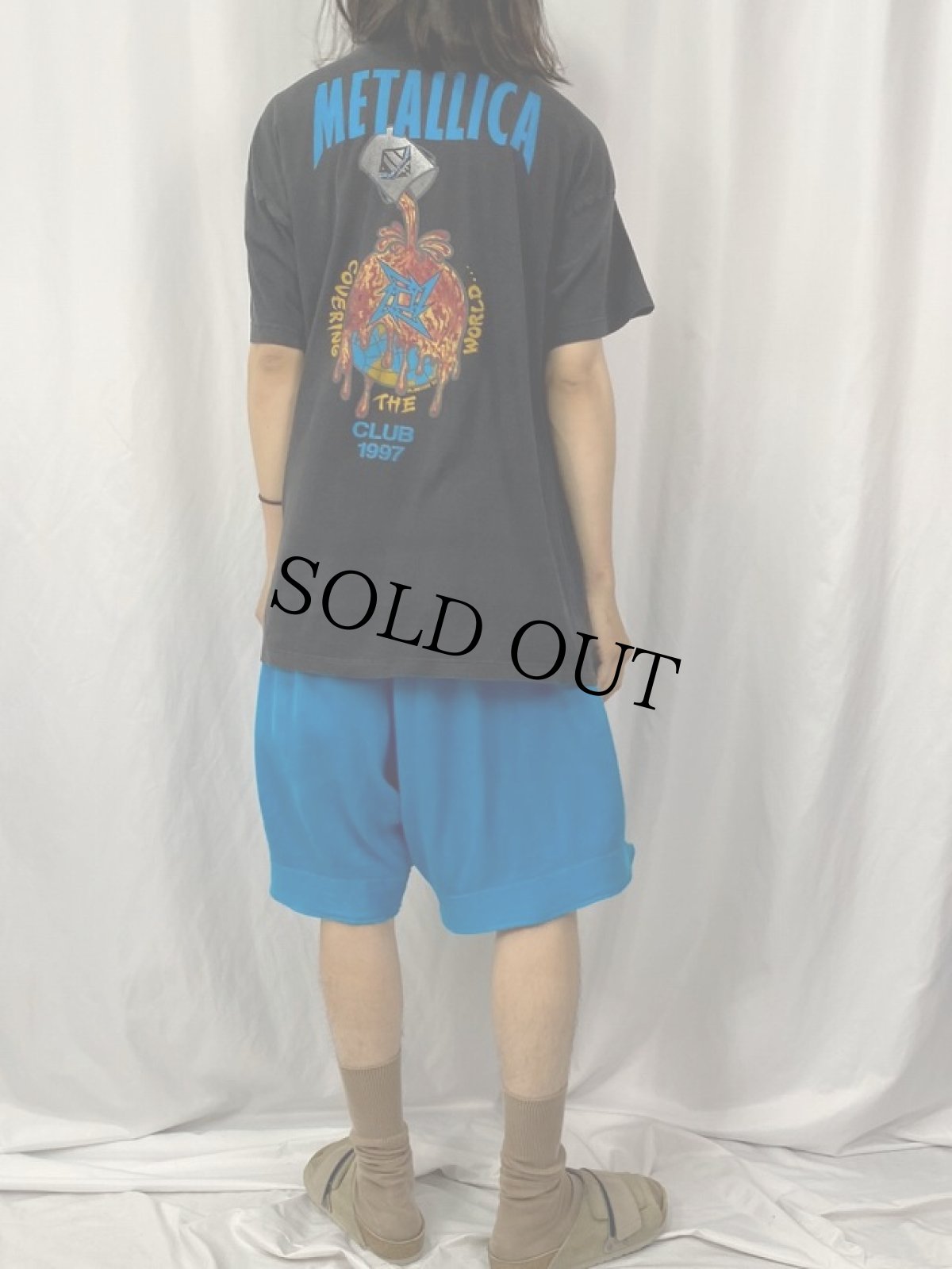 画像4: 90's METALLICA "COVERING THE WORLD" ロックバンドツアーTシャツ XL (4)
