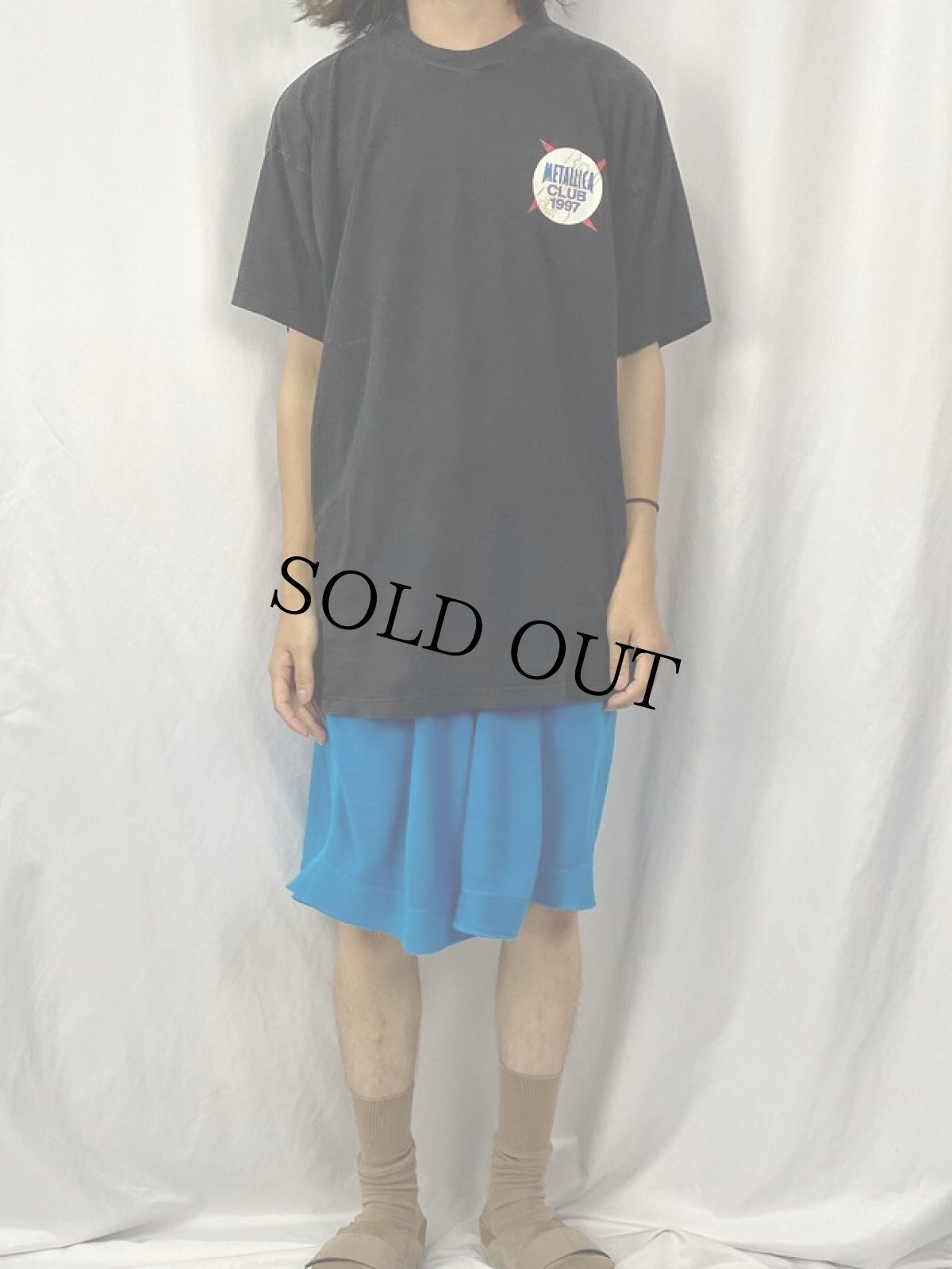 画像2: 90's METALLICA "COVERING THE WORLD" ロックバンドツアーTシャツ XL (2)