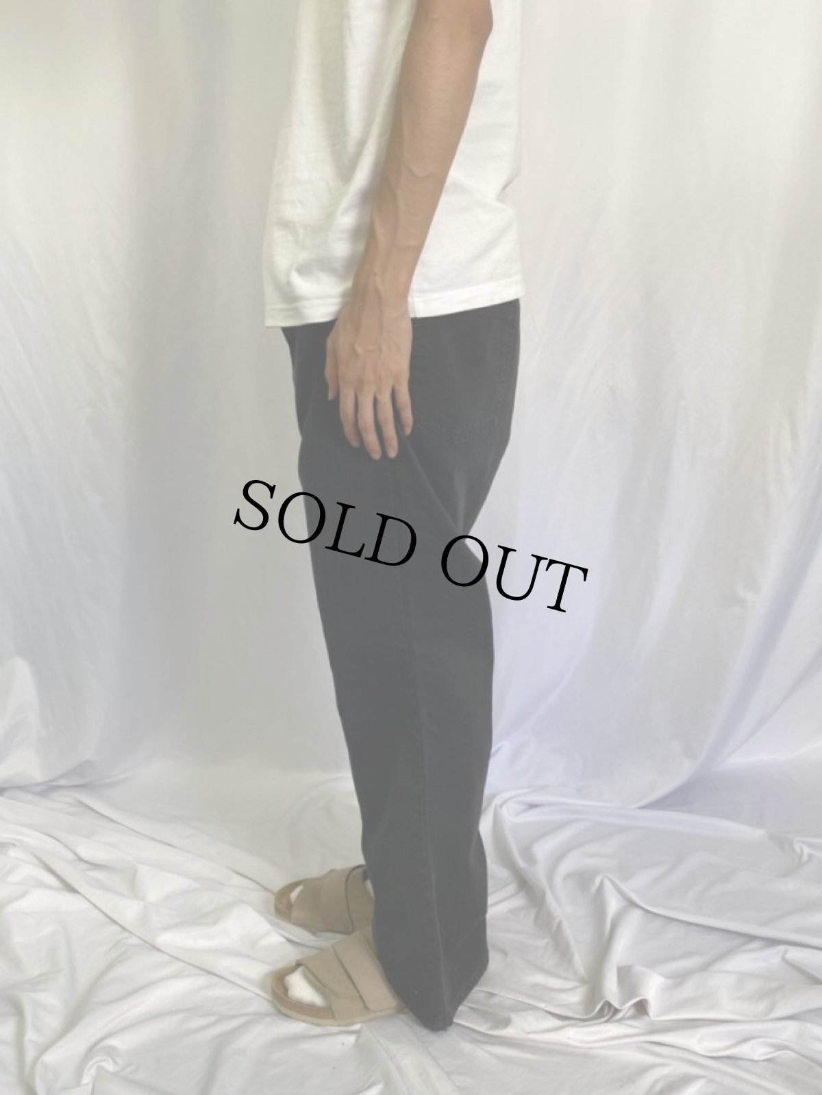 画像3: 70's LEVI'S BIGE "STA-PREST" PANTS BLACK W39 (3)