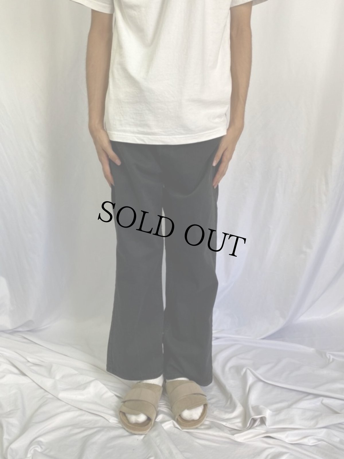 画像2: 70's LEVI'S BIGE "STA-PREST" PANTS BLACK W39 (2)