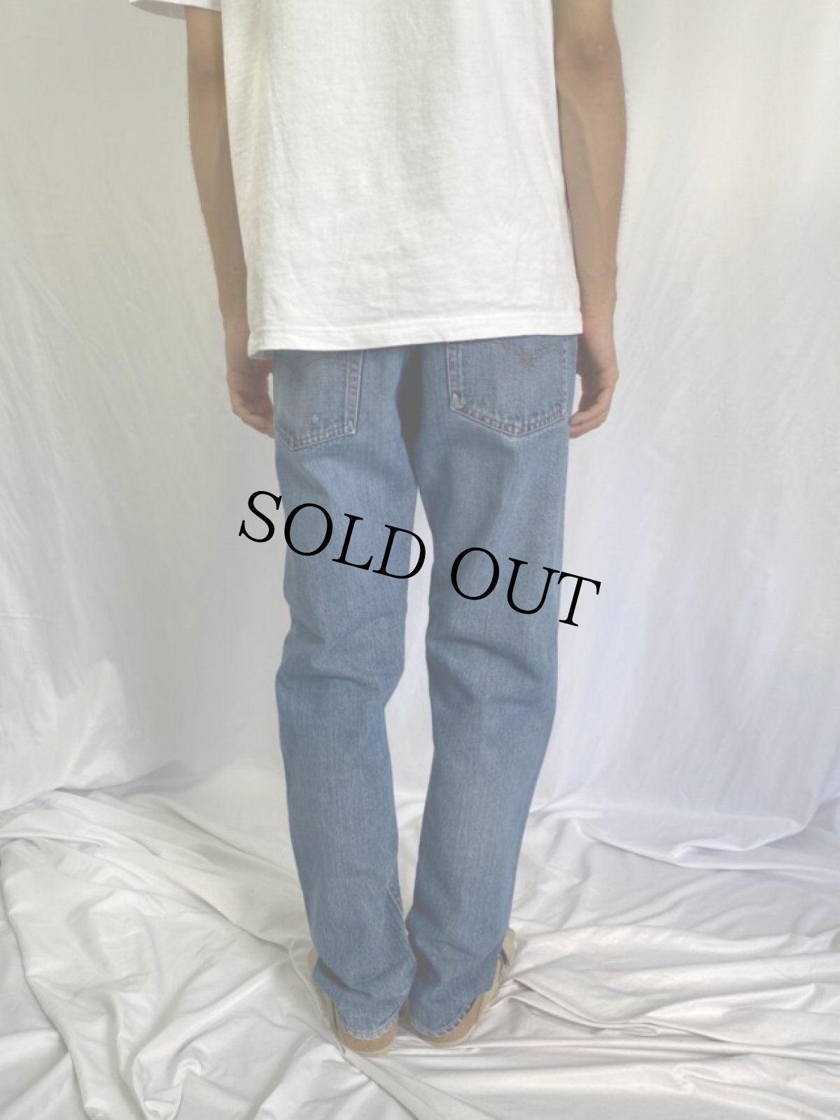 画像4: 70's Levi's 505-0217 ブランクタブ 内股シングル デニムパンツ W32 (4)