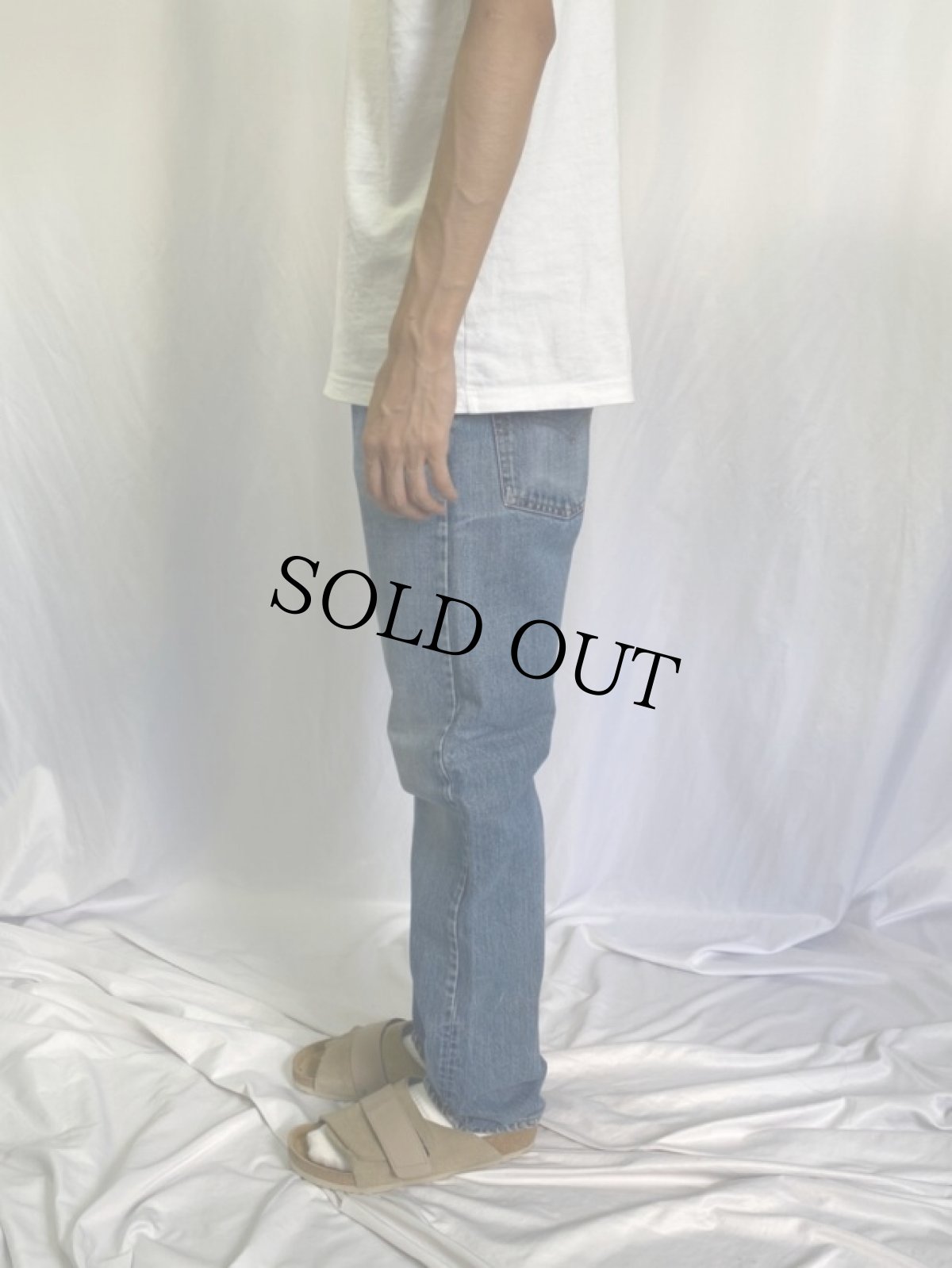 画像3: 70's Levi's 505-0217 ブランクタブ 内股シングル デニムパンツ W32 (3)