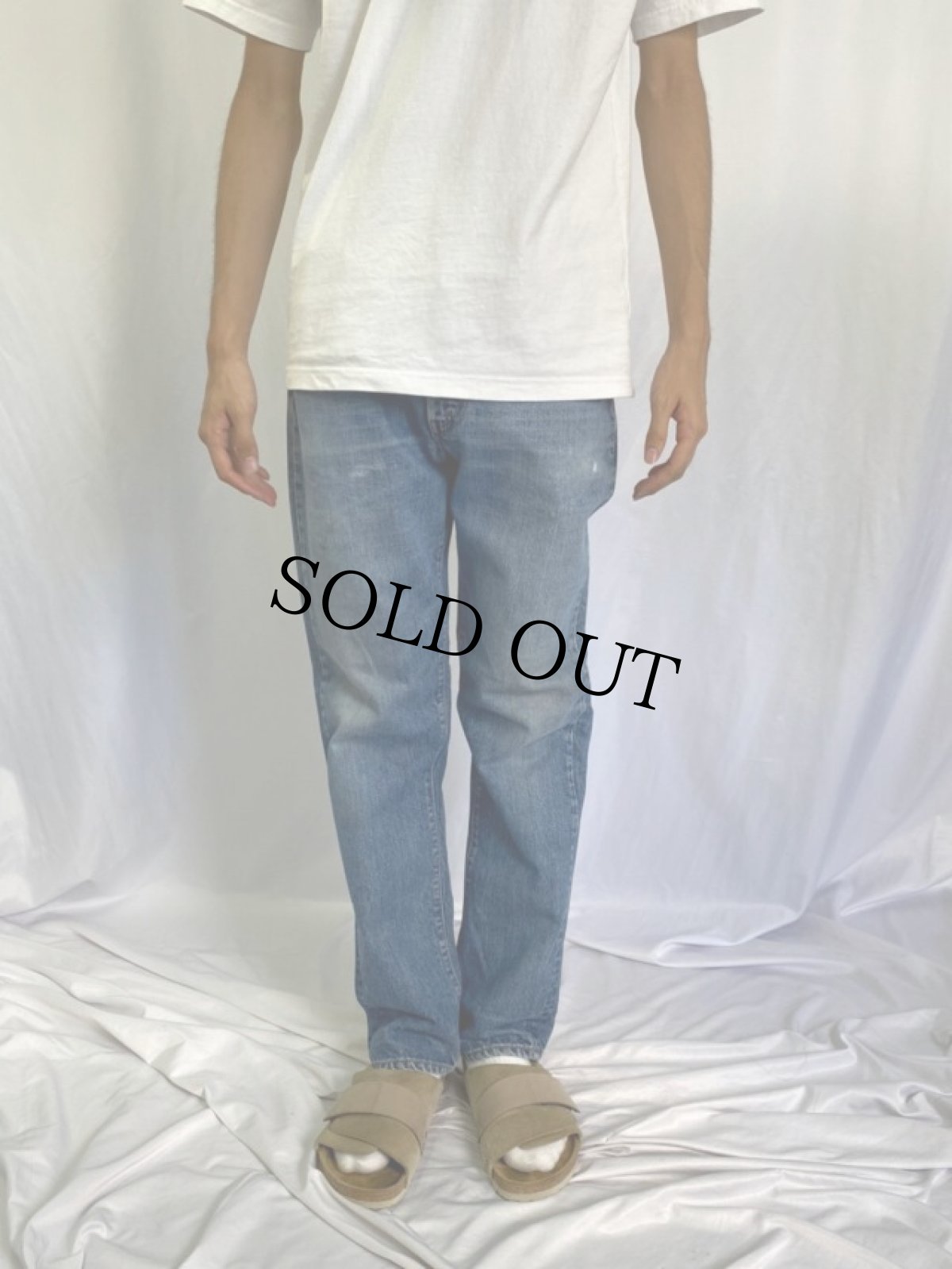 画像2: 70's Levi's 505-0217 ブランクタブ 内股シングル デニムパンツ W32 (2)