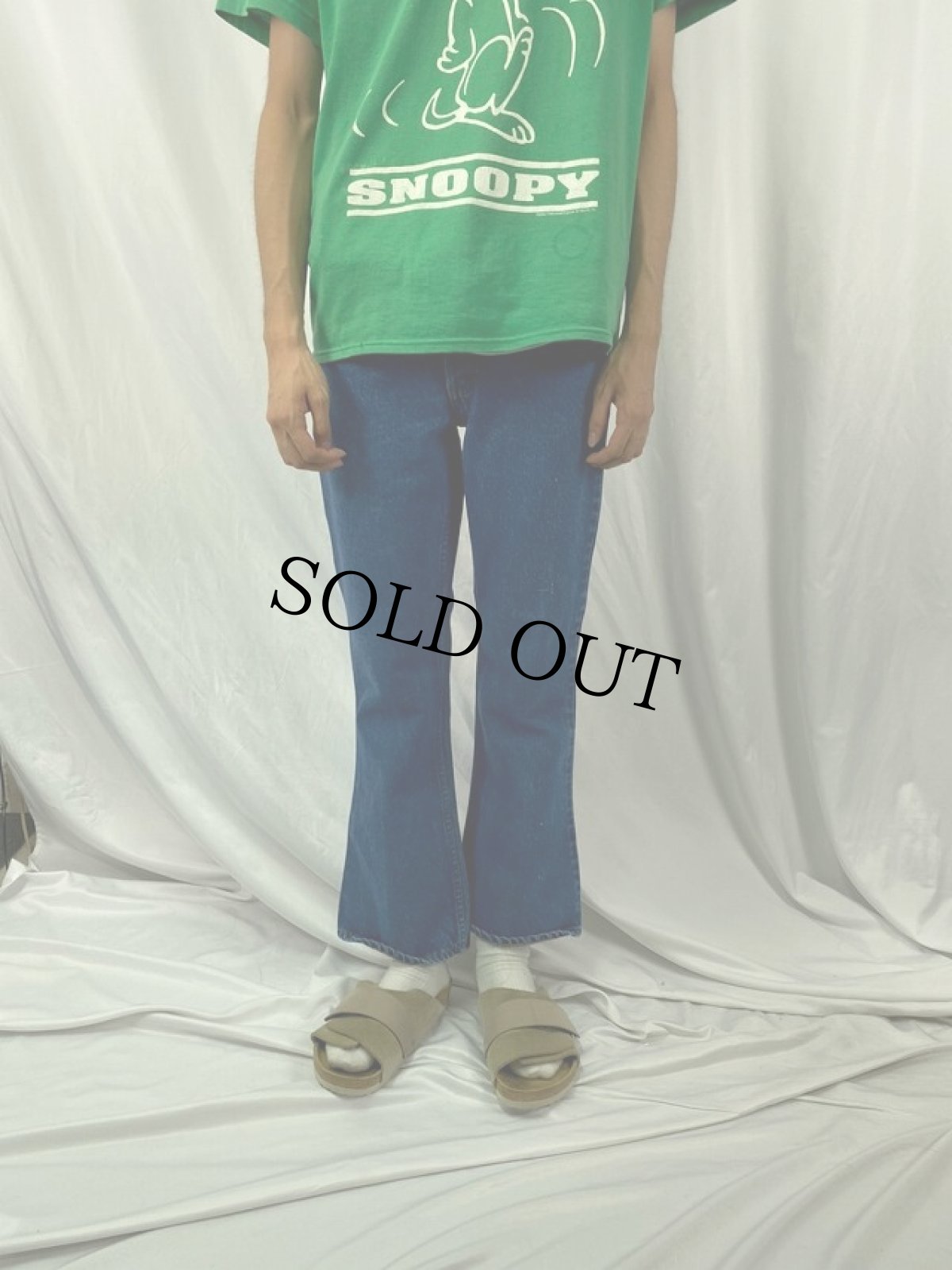 画像2: 80's Levi's 646-0217 ベルボトムデニムパンツ W31 (2)