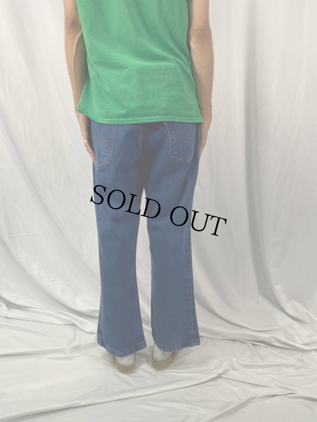 画像4: 70〜80's Levi's 646-0217 ベルボトムデニムパンツ W36 (4)