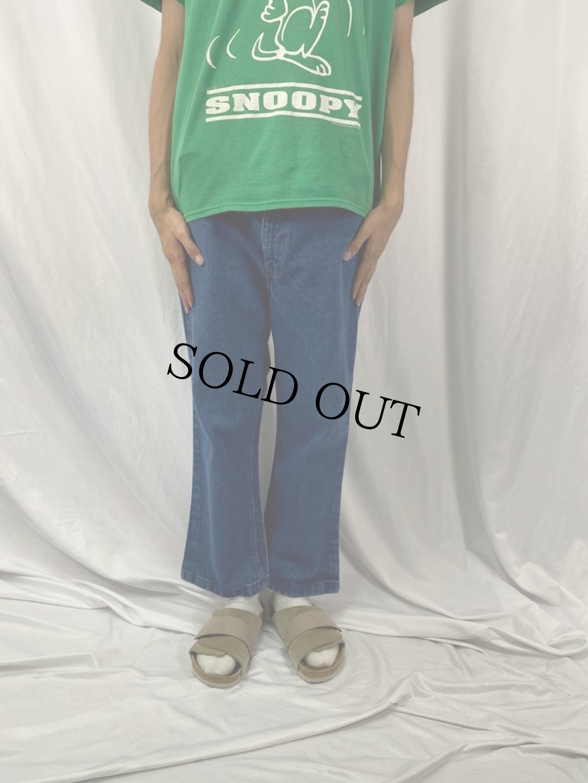 画像2: 70〜80's Levi's 646-0217 ベルボトムデニムパンツ W36 (2)