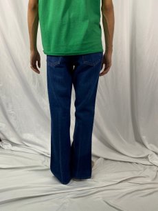 画像4: 80's Levi's 646-0217 ベルボトムデニムパンツ W31 (4)