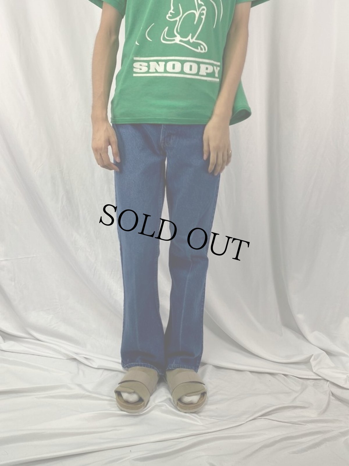 画像2: 80's Levi's 646-0217 ベルボトムデニムパンツ W31 (2)