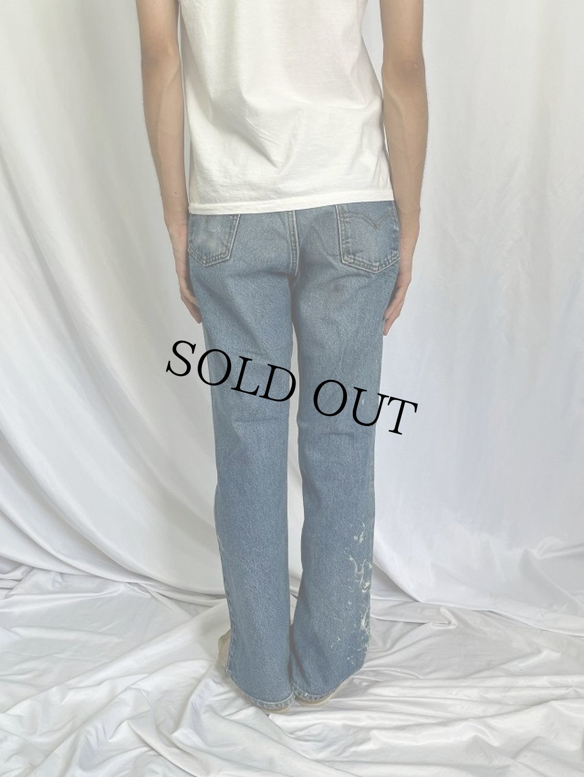 画像4: 80's Levi's 517-0217 USA製 ブーツカットデニムパンツ W32 (4)