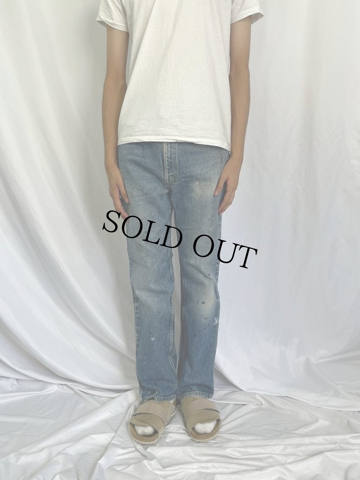 画像2: 80's Levi's 517-0217 USA製 ブーツカットデニムパンツ W32 (2)