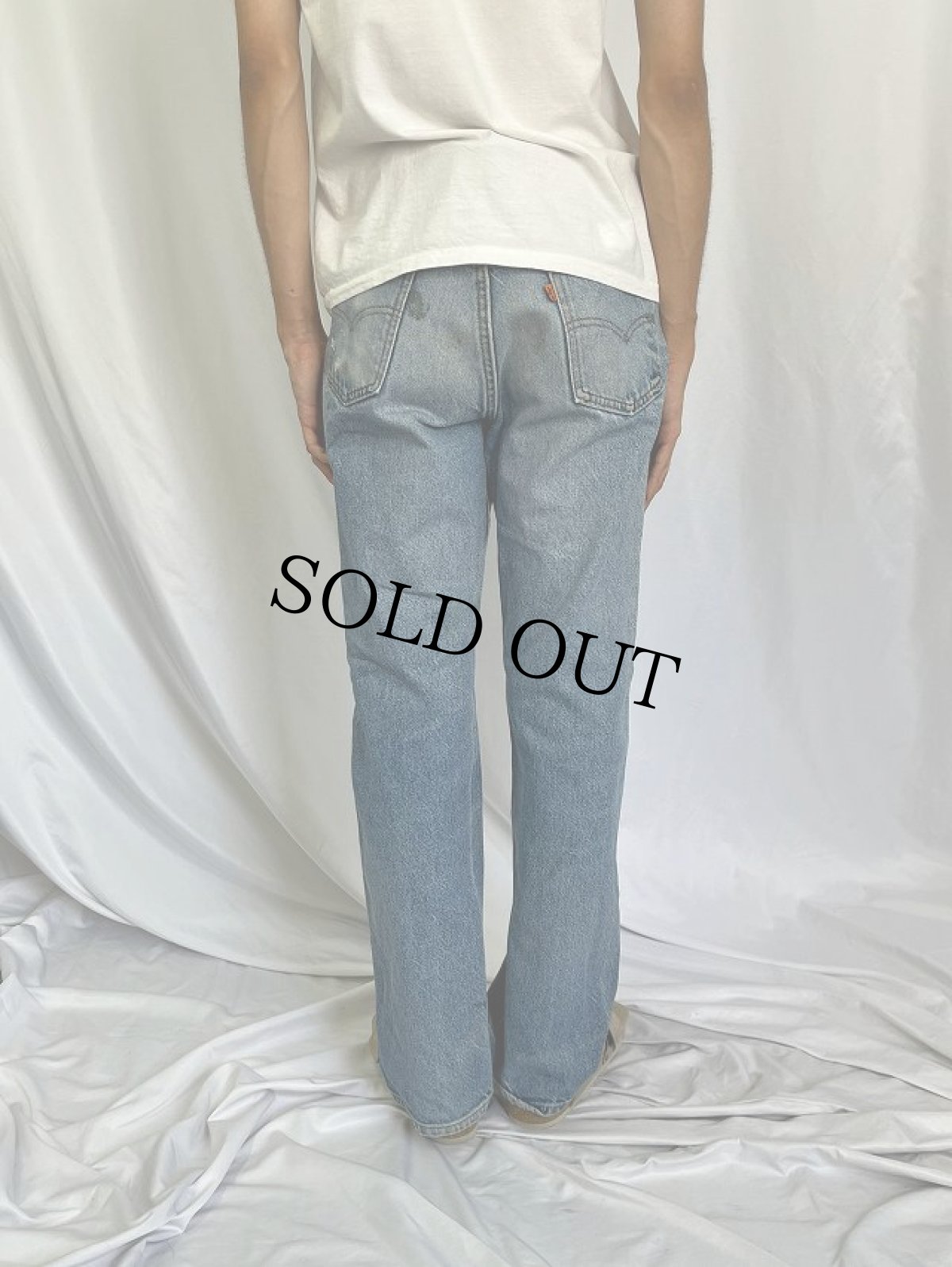 画像4: 80's Levi's 517-0217 USA製 ブーツカットデニムパンツ W32 (4)