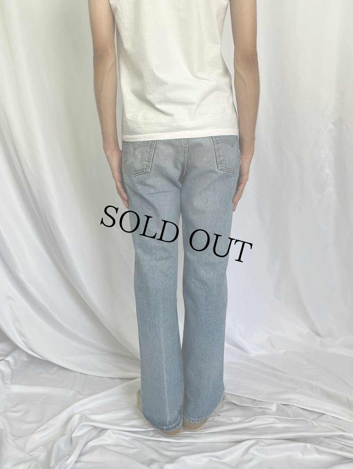 画像4: 80's Levi's 517-0217 USA製 ブーツカットデニムパンツ W32 (4)